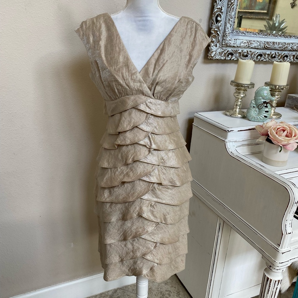 COPY - London Times Party Dress Sz 8 L38